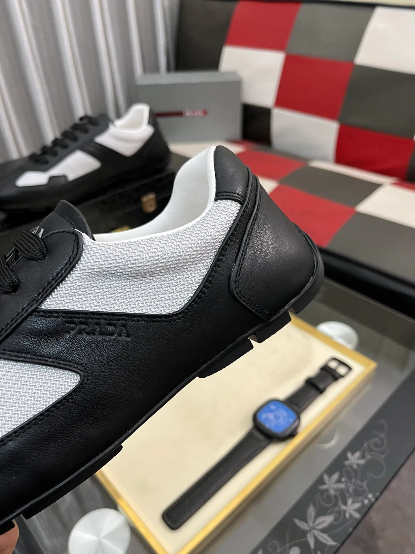 Men's men's shoes 💰458⌚️⌚️prada: new spring and summer casual shoes, sports sneakers, fabric: imported cowhide, lining: original lining, sole: original sole, size: 38-444️⃣colors available
